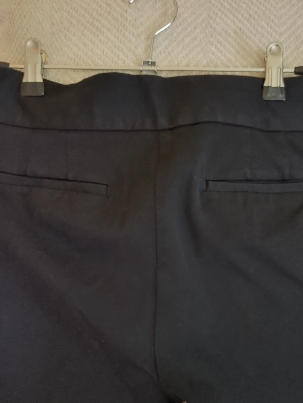 Ann Taylor Loft Classic Black Straight-Leg Dress Pants Size 8